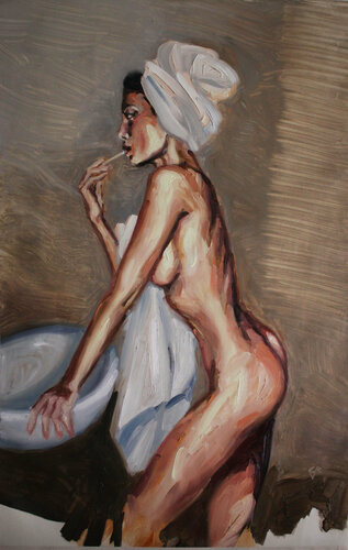 Daily Routine van Claudia Barbu, Schilderij te koop op Singulart