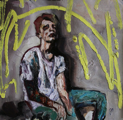 left out di Claudia Barbu, Pittura in vendita su Singulart