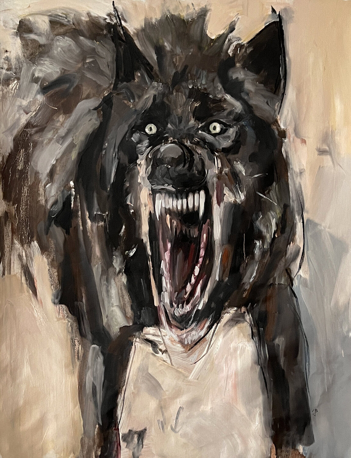 eyes burning wolf Claudia Barbu