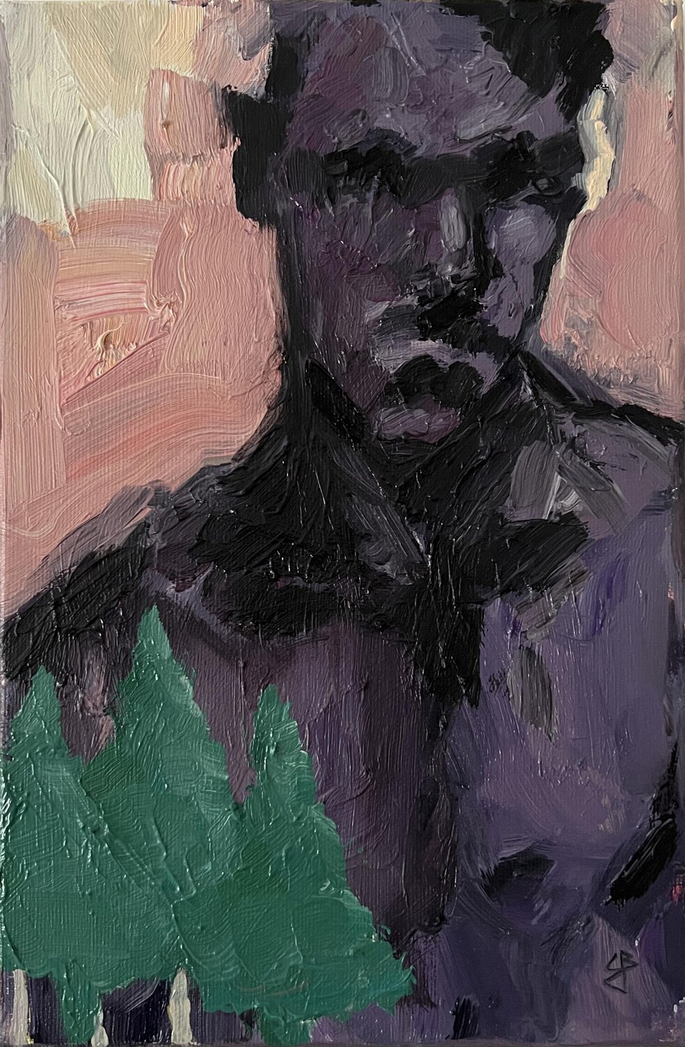 abstract man Claudia Barbu