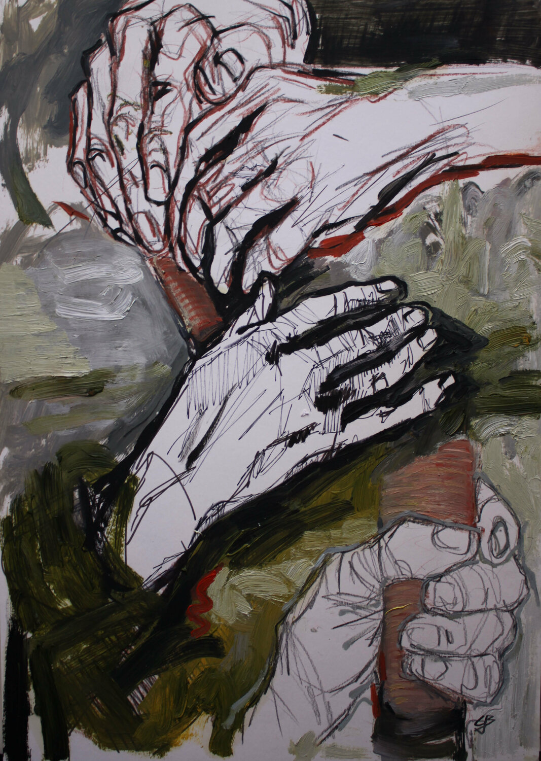 Hands Study Claudia Barbu