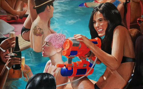 When you gonna live your life right? de Vincent Gautier, Pintura a la venta en Singulart