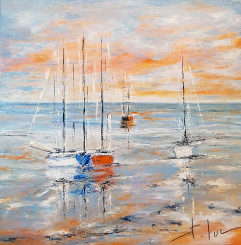 Embrasement di MICHEL SAINT-LUC, Pittura in vendita su Singulart