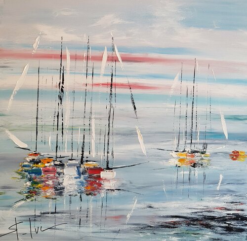 Echoes di MICHEL SAINT-LUC, Pittura in vendita su Singulart