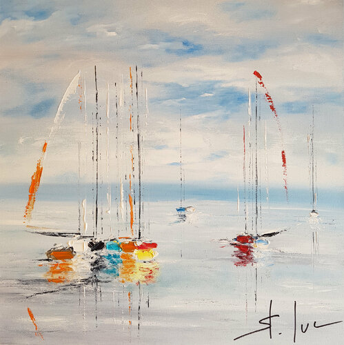 Instant Fragile 5 di MICHEL SAINT-LUC, Pittura in vendita su Singulart