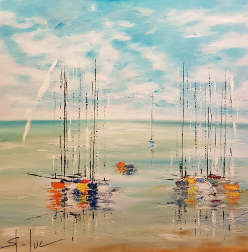 Le Chant des Nuages di MICHEL SAINT-LUC, Pittura in vendita su Singulart