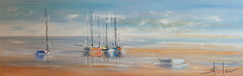 Un Eté Aquarelle di MICHEL SAINT-LUC, Pittura in vendita su Singulart