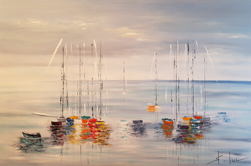 Le Voyage Fantastique 2 di MICHEL SAINT-LUC, Pittura in vendita su Singulart