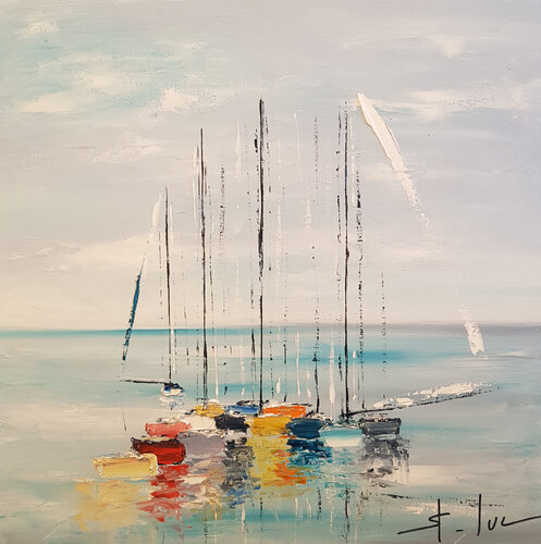 Instant Fragile 6 di MICHEL SAINT-LUC, Pittura in vendita su Singulart