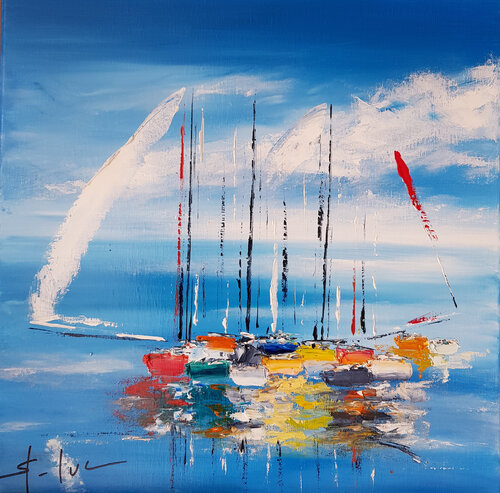 L'Eté Radieux 2 di MICHEL SAINT-LUC, Pittura in vendita su Singulart