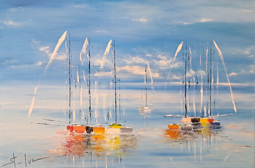 Holidays 10 di MICHEL SAINT-LUC, Pittura in vendita su Singulart