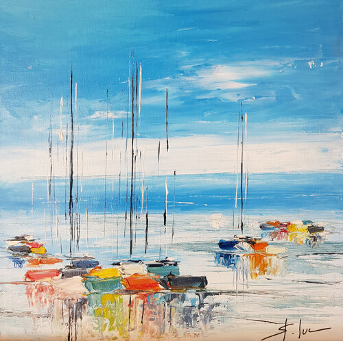 Eveil 9 di MICHEL SAINT-LUC, Pittura in vendita su Singulart