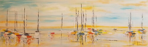 Lumière Jaune 8 di MICHEL SAINT-LUC, Pittura in vendita su Singulart