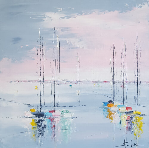 Demain dès l'Aube 18 di MICHEL SAINT-LUC, Pittura in vendita su Singulart
