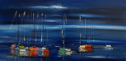 Les Ombres de la Nuit di MICHEL SAINT-LUC, Pittura in vendita su Singulart