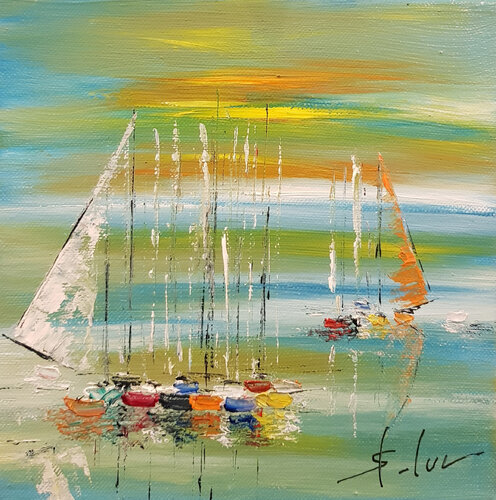 Crépuscule 2 di MICHEL SAINT-LUC, Pittura in vendita su Singulart