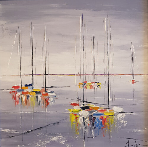 Voyage Intemporel by MICHEL SAINT-LUC, Painting for Sale on Singulart