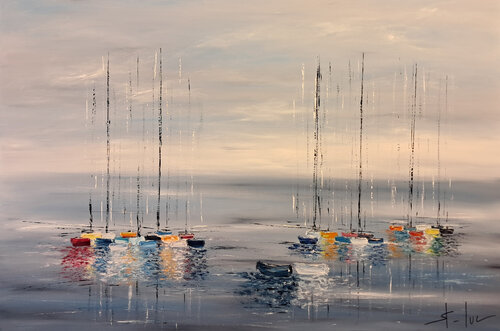 Nocturne 7 van MICHEL SAINT-LUC, Schilderij te koop op Singulart