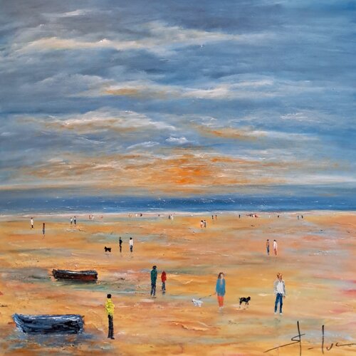 Sables d'Or by MICHEL SAINT-LUC, 油畫 for Sale on Singulart