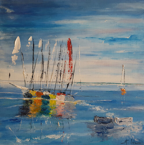 Liberté 3 by MICHEL SAINT-LUC, 油畫 for Sale on Singulart