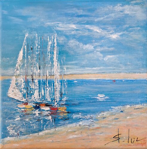 L'Eté Enchanté by MICHEL SAINT-LUC, 油畫 for Sale on Singulart