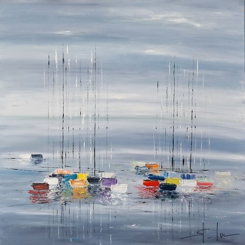 Soir de Rêve di MICHEL SAINT-LUC, Pittura in vendita su Singulart