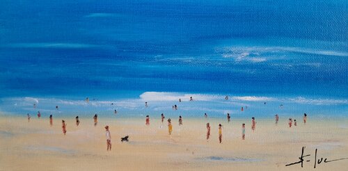 Océan - Ref 115426 by MICHEL SAINT-LUC, Painting for Sale on Singulart