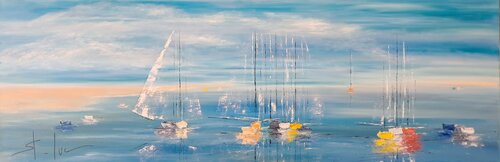 Holidays 11 di MICHEL SAINT-LUC, Pittura in vendita su Singulart