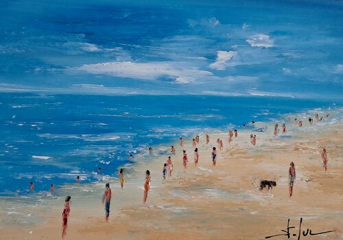 Océan - Ref 116626 de MICHEL SAINT-LUC, Pintura a la venta en Singulart
