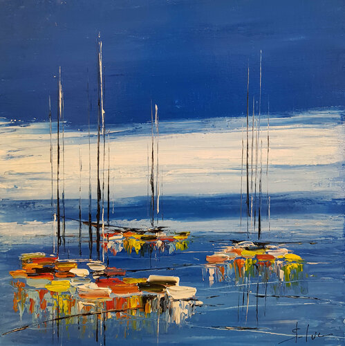 L'Heure Bleue 21 di MICHEL SAINT-LUC, Pittura in vendita su Singulart