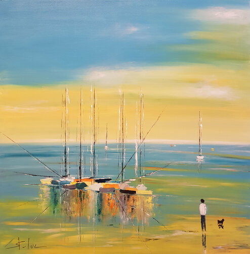 Un Monde Enchanté 2 di MICHEL SAINT-LUC, Pittura in vendita su Singulart