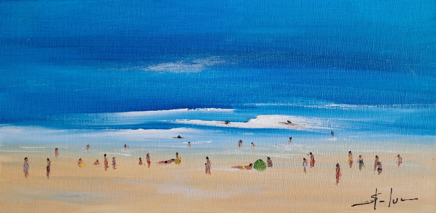 Océan - Ref 115726 MICHEL SAINT-LUC Original painting for sale