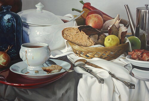 Festlicher stilleben by Sergej Sologub, Painting for Sale on Singulart