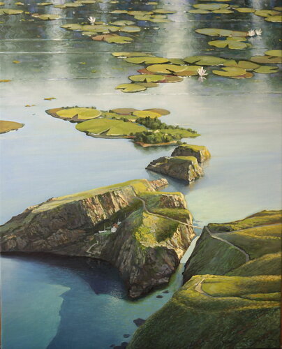 Teich van Sergej Sologub, Schilderij te koop op Singulart