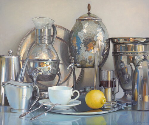 Silbernes Licht by Sergej Sologub, Painting for Sale on Singulart