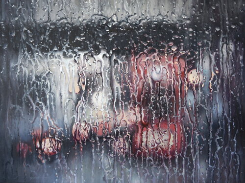 Regenkomposition 5 by Sergej Sologub, Painting for Sale on Singulart