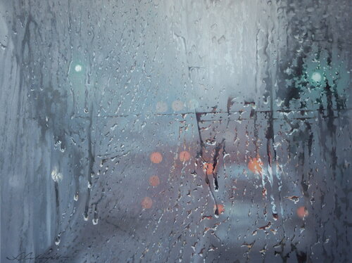 Regenkomposition 6 by Sergej Sologub, Painting for Sale on Singulart