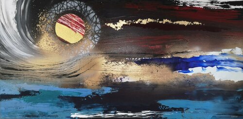 Blue travel van Ivana Urso, Schilderij te koop op Singulart