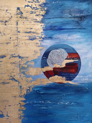 La luna sul mare de Ivana Urso, Pintura a la venta en Singulart