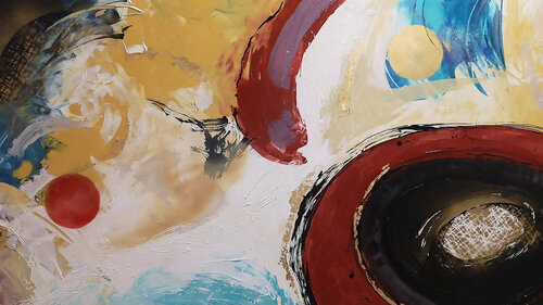 Melodia di segni e colori van Ivana Urso, Schilderij te koop op Singulart