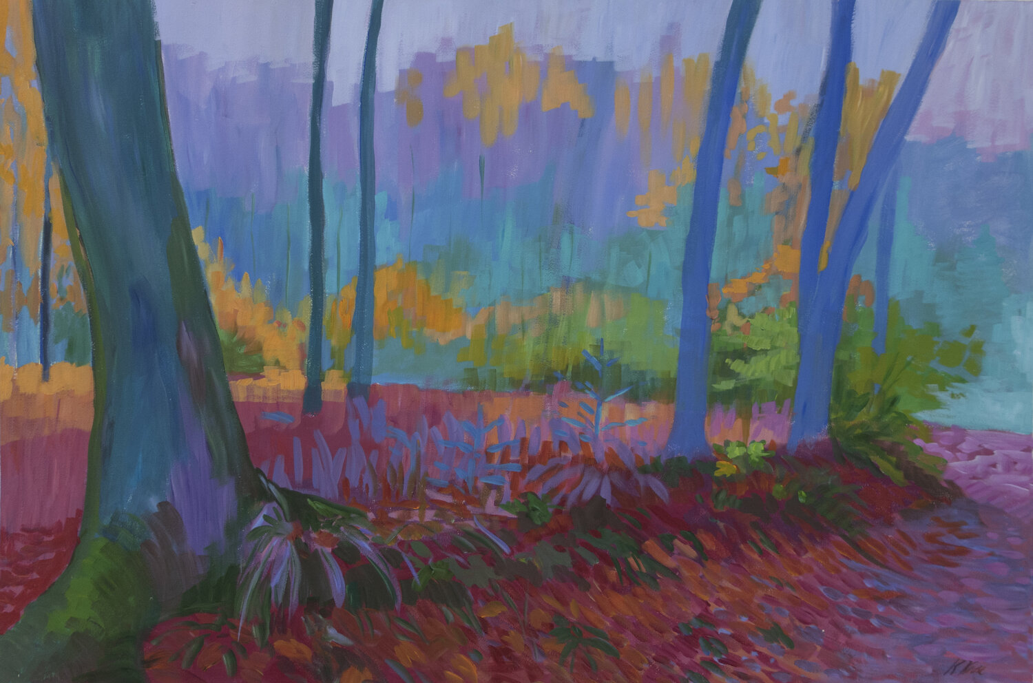 Primer paisaje otoñal. Karen Kruse Werk auf Papier zu verkaufen