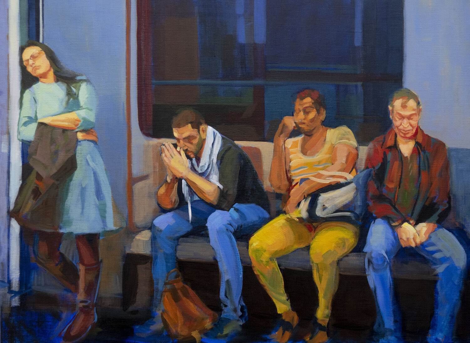 Gente en el metro de Madrid. Karen Kruse