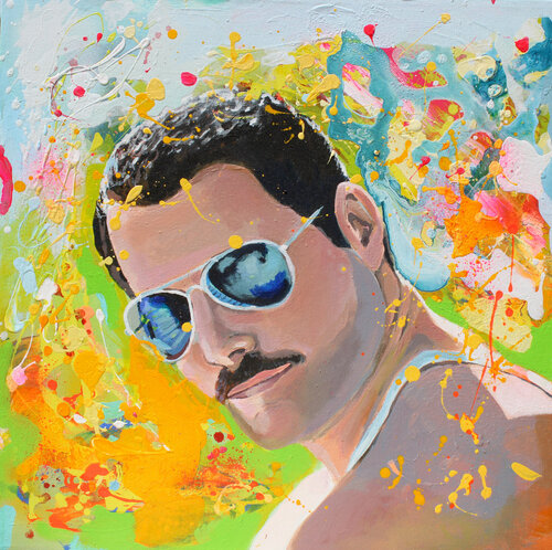 Freddie color´s!! van Carles Azcón, Schilderij te koop op Singulart