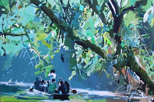 Promenade van Carles Azcón, Schilderij te koop op Singulart