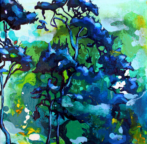 Liquid tree von Carles Azcón, Malerei kaufen auf Singulart