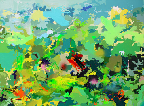 The Walker von Carles Azcón, Malerei kaufen auf Singulart