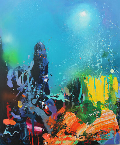Sensual Sea di Carles Azcón, Pittura in vendita su Singulart