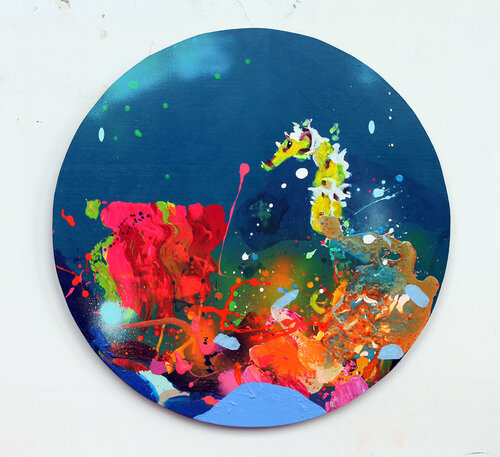 Sea´s life von Carles Azcón, Malerei kaufen auf Singulart