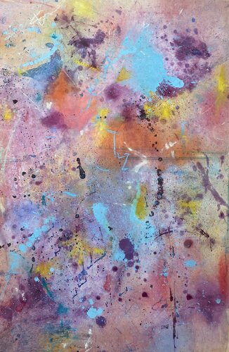 Flower Meadow I by Claudia Bläsi, Painting for Sale on Singulart