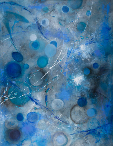 Cosmic drops II di Claudia Bläsi, Pittura in vendita su Singulart